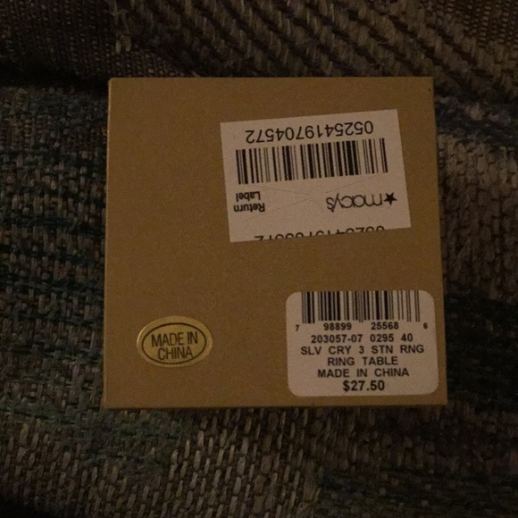 Charter Club Silver Ring. - Picture 2 of 2